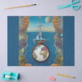 Oude  Wereldkaart door CallisC Tissuepapier (Craft)
