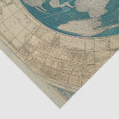 Oude  Wereldkaart door CallisC Tissuepapier (Detail)