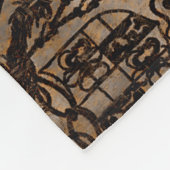 oude Wereldkaart Fleece Deken (Hoek)