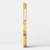 Oude Wereldkaart: gebrandschilderd perkament Case-Mate iPhone Case (Achterkant / Links)