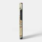 Oude wereldkaart iPhone hoesje (Linkerkant)