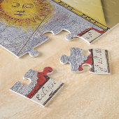 Oude Wereldkaart Jigzaag Puzzle Legpuzzel (Zijkant)