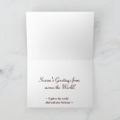 Oude Wereldkaart kerstWenskaarten Feestdagen Kaart (Binnen)