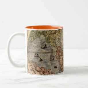  oude Wereldkaart koffie Mok