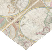 Oude Wereldkaart Korte Tafelloper (Hoek)