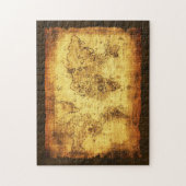 Oude Wereldkaart Legpuzzel (Verticaal)