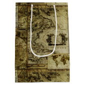  oude wereldkaart medium cadeauzakje (Achterkant)