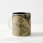 Oude Wereldkaart Mokken (Voorkant links)