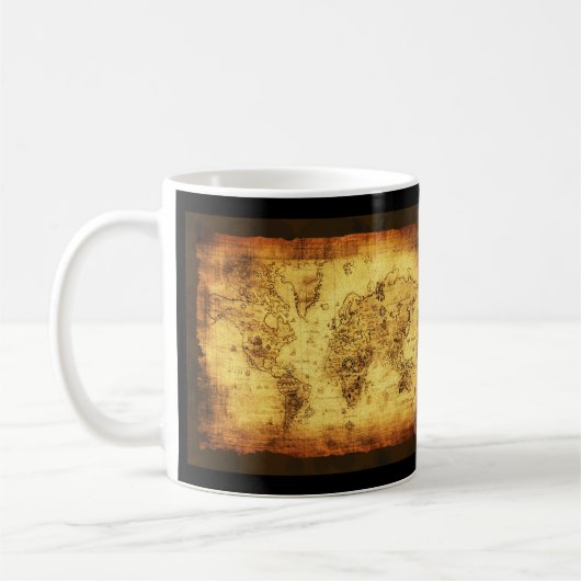 Oude Wereldkaart Mokken (Links)