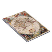  oude Wereldkaart Notitieboek (Rechterzijde)