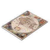  oude Wereldkaart Notitieboek (Linkerzijde)