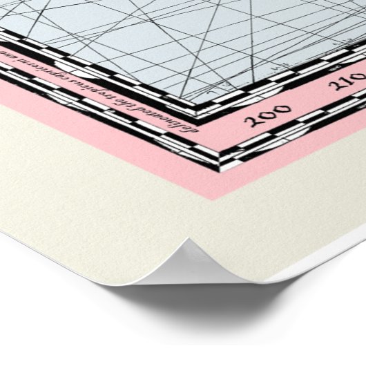 oude wereldkaart nr. 1, tonifernandes poster (Hoek)