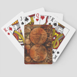 Oude Wereldkaart Ontwerper Set Pokerkaarten