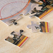 Oude Wereldkaart Puzzle #1 Legpuzzel (Zijkant)