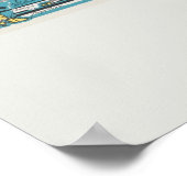 Oude Wereldkaart Totale oorlogskaart Poster (Hoek)