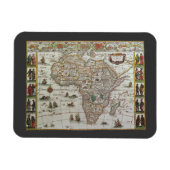 Oude Wereldkaart van Afrika, circa 1635 Magneet (Horizontaal)