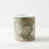 Oude wereldkaart van Amerika van Theodor de Bry Koffiemok (Center)