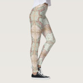 Oude Wereldkaart van de Italiaanse Leggings (Rechts)