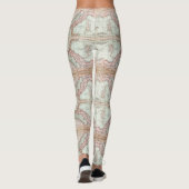 Oude Wereldkaart van de Italiaanse Leggings (Achterkant)