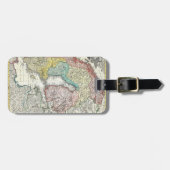 Oude Wereldkaart van Noord-Europa Bagagelabel (Voorkant horizontaal)