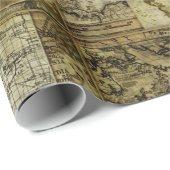  oude wereldkaarten Antiek kaarten Cadeaupapier (Rol Hoek)