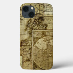 oude wereldkaarten Antiek kaarten Case-Mate iPhone Case