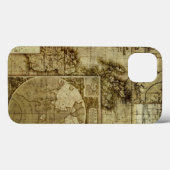 oude wereldkaarten Antiek kaarten Case-Mate iPhone Case (Achterkant (horizontaal))