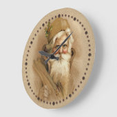 Oude Wereldkerstman 2 Grote Klok (Hoek)