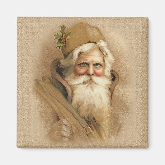 Oude Wereldkerstman 2 Magneet (Voorkant)