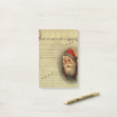 Oude Wereldkerstpost Post-it® Notes (Op bureau)