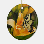 Oude wereldmoerasvlinder keramisch ornament (Links)