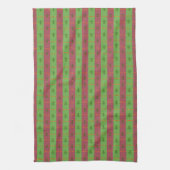 Oude Wereldoorkerstboompattern Evergreen Theedoek (Verticaal)
