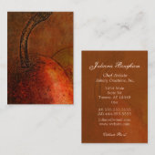 Oude Wereldoorsnede Visitekaartje (Voorkant / Achterkant)