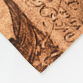 Oude wereldreiziger - Roos voor kaarten en kompas Fleece Deken (Hoek)