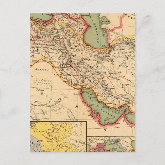 Oude wereldrijken van de Perzen, Macedoniërs Briefkaart (Voorkant)