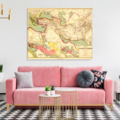 Oude wereldrijken van de Perzen, Macedoniërs Canvas Afdruk (Insitu (Woonkamer))