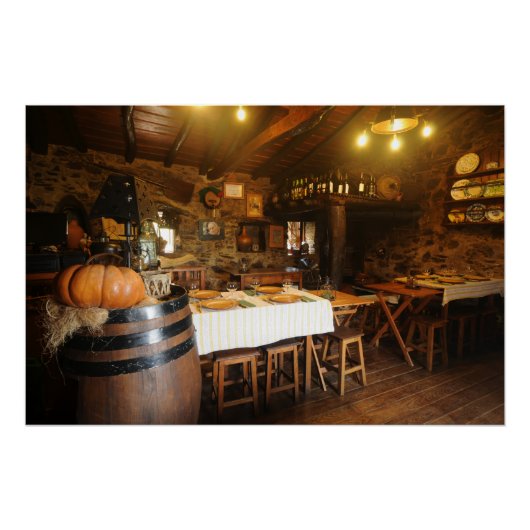 OUDE WERELDRISTAURANTE PERFECT POSTER (Voorkant)