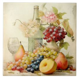 Oude-wereldstijl Stilleven Ceramische Tegel Tegeltje