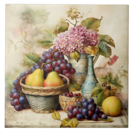 Oude-wereldstijl Stilleven Ceramische Tegel Tegeltje