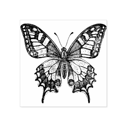 Oude Wereldswallowtail Butterfly Rubberstempel (Afrduk)