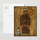 Oude wereldzeepbel briefkaart (Voorkant / Achterkant)