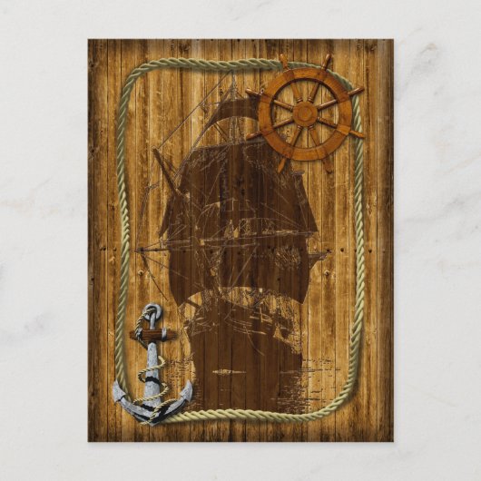 Oude wereldzeepbel briefkaart (Voorkant)