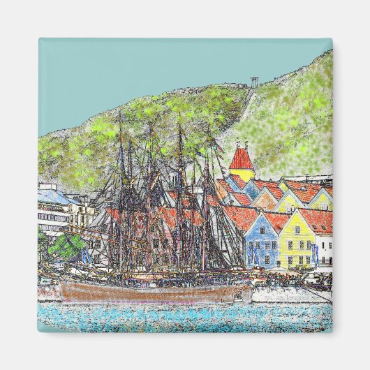 Oude werfmagneet magneet (Voorkant)