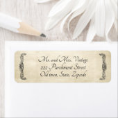 Oude  werkbalk met getande grijpdruk etiket (Insitu)