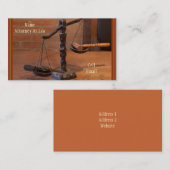 Oude West Attorney Visitekaartje (ook overeenkomen (Voorkant / Achterkant)