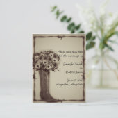 Oude West Boot  Opslaan Datum kaart (Staand voorkant)