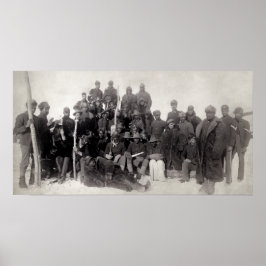 OUDE WEST BUFFALO SOLDIERS 1890 POSTER