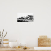 OUDE WEST DODGE-STAD, KANSAS POSTER (Keuken)