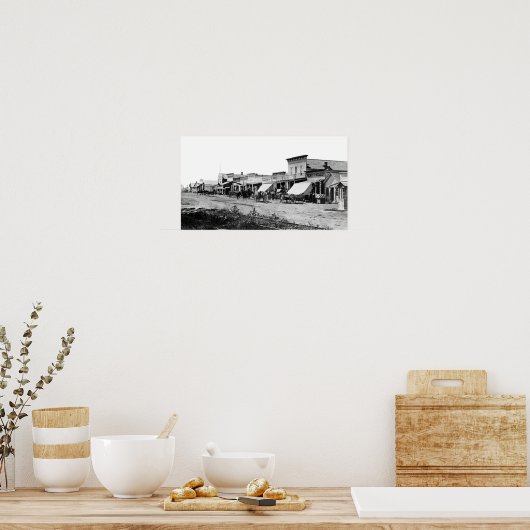 OUDE WEST DODGE-STAD, KANSAS POSTER (Keuken)
