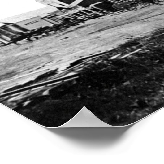 OUDE WEST DODGE-STAD, KANSAS POSTER (Hoek)